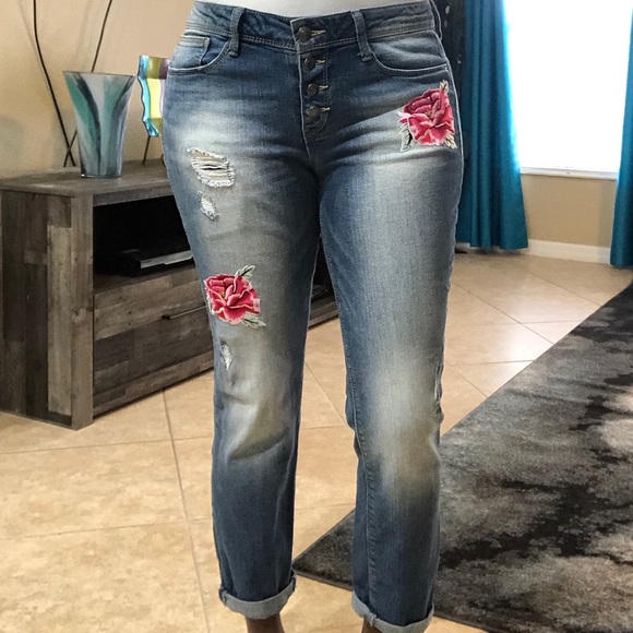 Black Daisy Jeans Sz 7/28 - Picture 2 of 3